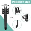 Flashlight Clips Compatible with Streamlight Stylus Pro and Microstream Penlight, 4 Pieces Hand Flashlights Pocket Clips