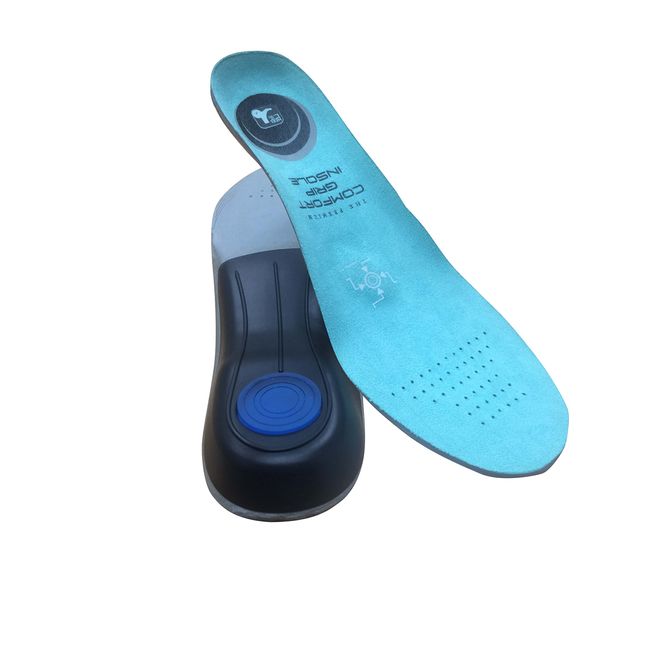 Comfort Grip Insole, Comfort Grip Green, M Size: 9.8 - 10.6 inches (25 - 27 cm)