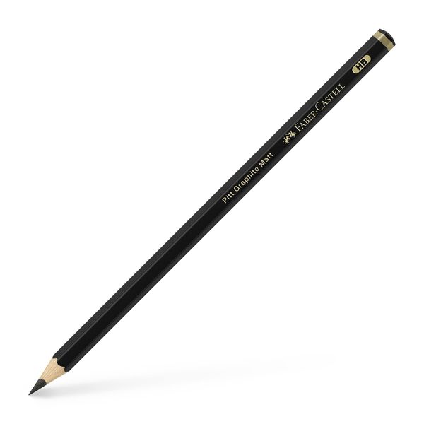 Faber-Castell 115200, Pitt Graphit, matt, HB, Schwarz