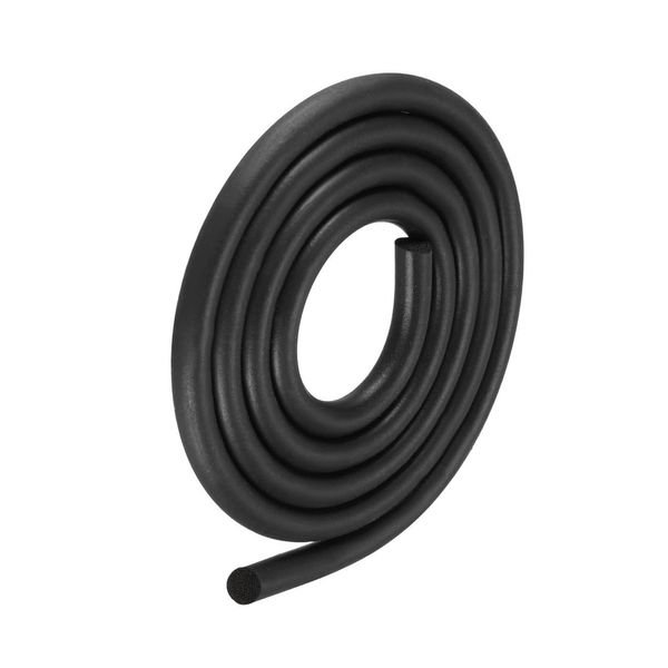 Foam Rubber Weather Seal Strip 7mm Diameter x 2m Long 1pcs EPDM Rubber Round ...