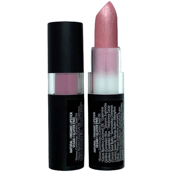 Mom's Secret Natural Lipstick, Organic, Vegan, Gluten Free, Cruelty Free, Made in the USA, 0.12 oz. (Sweet Pea)