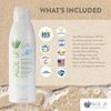 Aloe Up White Sunscreen Continuous Spray SPF 50 - Gentle Sunscreen Spray Face with Aloe, Non-Greasy Face Sunscreen Spray for Face & Body, Paraben-Free & Cruelty-Free Sunscreen Face Spray - 5.5 Fl. Oz.
