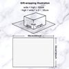 Whaline Rose Gold Tissue Paper Bulk, 100 Sheets Metallic Gift Wrapping