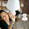 YIAJIA E27 Lamp Base Socket Converter, Screw Light Bulb Socket Holder for Ceiling Pendant E27 Edison Screw Fitting