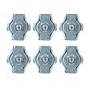 AB Tools 6mm Simplex Wire Rope/Cable Clamp Grips 6 PACK Zinc Plated