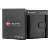 KORUMA Quality RFID Blocking Leather Men Wallet with Coin Pocket (Black)