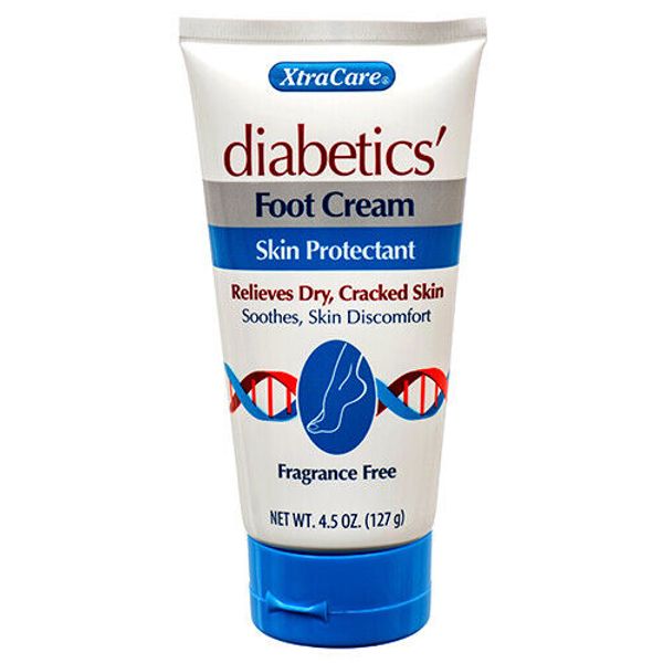 Xtracare diabetics foot cream skin protectant 4.5oz