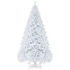 9ft White Christmas Tree Classic Pine Tree PVC Material Thicken Tips(White)