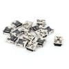 sourcing map 15PCS 5-Pin Type B SMT Surface Mounted Devices Mini USB Female Socket Jack Connector