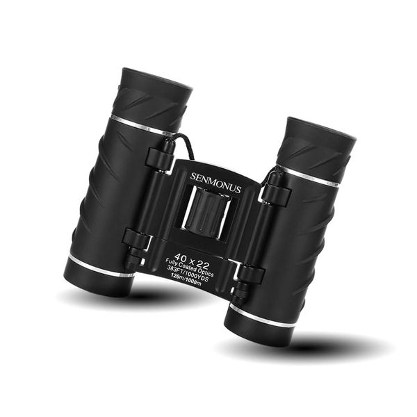 40x22 Compact Small Binoculars for Adults and Kids, Lightweight Pocket Binoculars for Bird Watching, Travel, Concerts, Sports, Camping and Hiking with Weak Light Night Vision (BAK4 Prism FMC Lens)