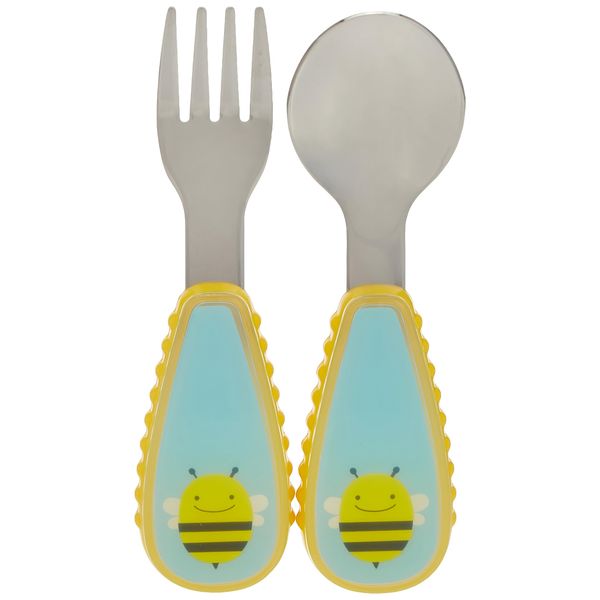 Skip Hop ZOOtensils Fork and Spoon, Bee
