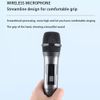 Pro UHF Wireless Microphone System Set Dual Handheld Rechargeable Karaoke Party