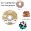 sourcing map Solder Wick Braid No-Clean Desoldering Wick Braid 0.16 Inch Width 5 Feet Length for Remove The Solder Electrical Components 2 Pack