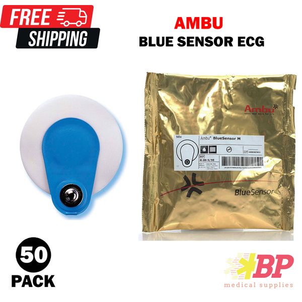 Ambu Blue Sensor SP ECG Electrode GEL Gold Bag (EXP 01/2025) - 50 Pack