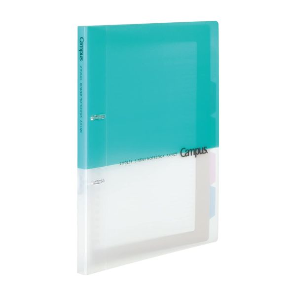 Kokuyo Loose Leaf Binder Campus A4 2 Hole, Up to 100 Sheets Light Blue Lu-PP158LB