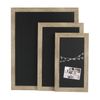 DesignOvation Beatrice Framed Magnetic Chalkboard, 13x23, Rustic Brown