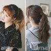 Brightlele f094-M30 Ponytail Gradient Hair Extensions, Natural, Hair Extension