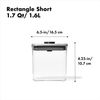 OXO Steel POP Container Rectangle Short (1.6 Litre)