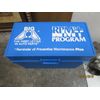 evco plastic index card box 8" x 5" cards flip top