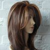 Wig, Long, Curl, Mesh, Brown, Full Wig, Iron, Washable, Natural, Natural