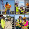 AYKRM Class 2 Heavy Woven High Vis Reflective work security construction vest