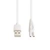 Flawless Legs Charger Cord, Replacement for Finishing Touch Flawless Legs Razor Shaver, Women Electric Trimmer - 5V USB Power Cord (2-Pack, White)