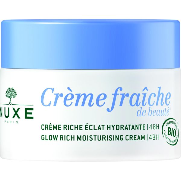 Nuxe Crème Fraîche de Beauté Crème Riche Éclat Hydratante 48H Bio 50 ml