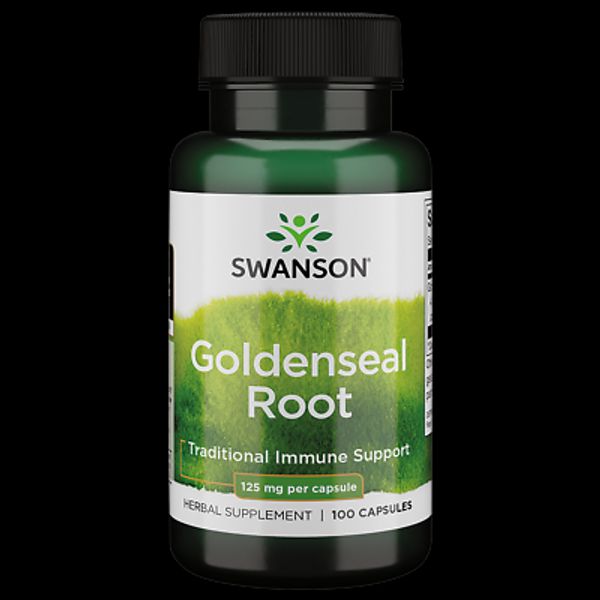 Swanson Goldenseal Root 125 mg 100 Capsules