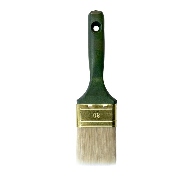 Flachpinsel 'Profi' 50 mm, helle Borsten, 9.Stärke