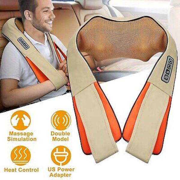 Electric Shiatsu Neck and Back Massager with Heat Shoulder Massagers Deep Tissue