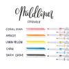 Zebra Mildliner Double Ended Marker Bold & Fine Point 5/Pkg-Friendly Mild