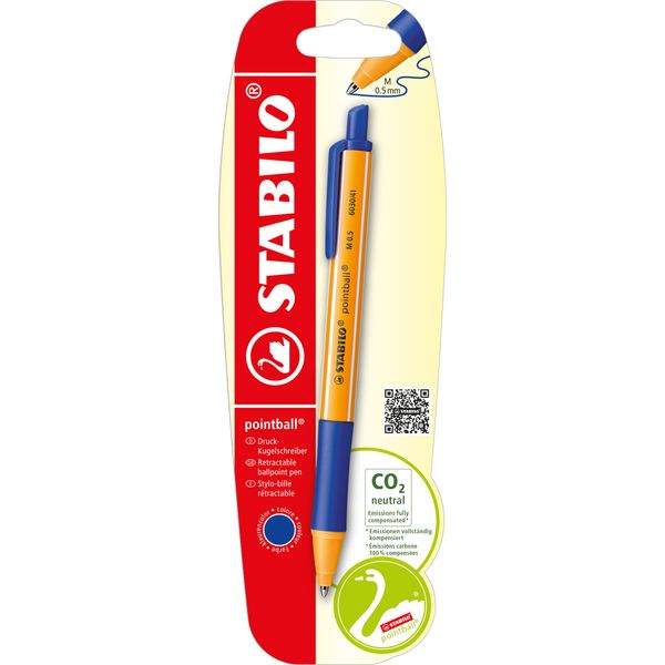 Ballpoint - STABILO pointball - Blue