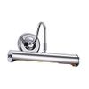 Modern Polished Silver Chrome Swan Neck Adjustable Picture Light - LED Compatible (12')