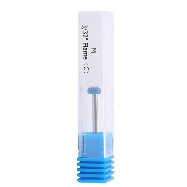 Durable Reshape Nails Nail Drill Bits Holder, Manicure Tool, for Home Salon Shop(Corn head M)