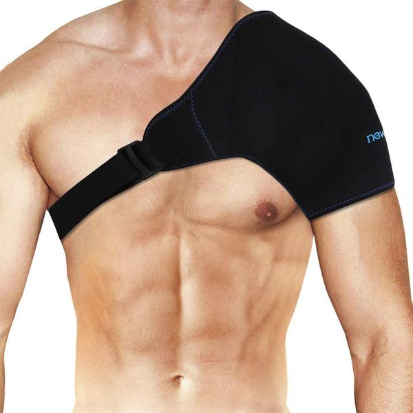 NEWGO Shoulder Ice Pack Reusable Hot Cold Compress Ice Pack for Rotator Cuff Injuries, Dislocated Joint, Bursitis, Tendinitis, Swelling, Frozen Shoulder, Left or Right Shoulder