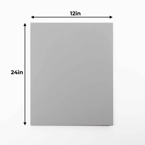 12x24 White Foam Boards 3/16" White Foam Core for Picture Frame Backings & Craft Projects Pack of 10