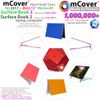 mCover Hard Shell Case for 15-inch Microsoft Surface Book 2/3 Computer (Transparent)