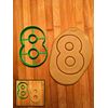 Sweet Prints Inc Number 8 Cookie Cutter - Dishwasher Safe (5")