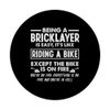Bricklayer Being A Bricklayer Is Easy Riding Bike Fire PopSockets Adhesive PopGrip