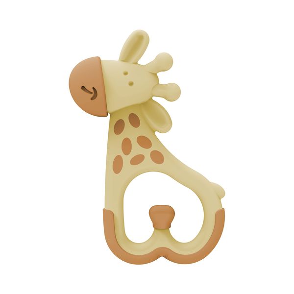 Dr. Brown's Ridgees Giraffe, Massaging Baby Teether, Designed by a Pediatric Dentist, BPA Free, 3m+