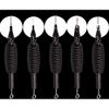 50PCS Disposable Sterilized Round Liner 3RL Conjoined Tattoo Needles and Tubes 3/4" Grip Tips