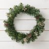 Artificial wreath, in/outdoor Pine, 45 cm