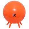 CanDo Inflatable Exercise Ball - with Stability Feet - Orange - 22" (55 cm)