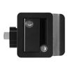 2Pcs RV Paddle Entry Door Lock Latch Handle Knob Deadbolt Camper Trailer Black 