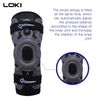 2 Loki AIRPLUS Inflatable Knee Pain Support Braces Compression Sleeves Patella