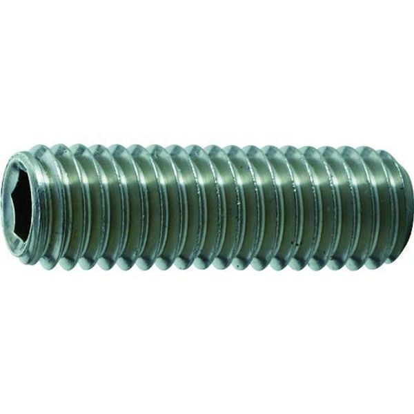TRUSCO B770830 Hex Socket Set Screws, Flat Point, Stainless Steel, M8x30, 5 Pieces
