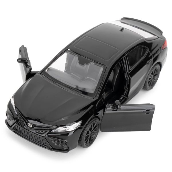 LOVEPOSELY 1/36 Scale Camry XSE Diecast Model Car Toy, Zinc Alloy Pull Back Supercar Vehicles Toy Car for Kids Adults Gift (Black)