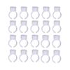 COOSKIN 100pcs Microblading Pigment Glue Rings Tattoo Ink Holder for Eyelash Extension Rings