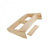 Computer Shelves Unfinished Pine Wood Shelf Kit