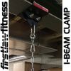 1000 LBS I-Beam Clamp - (Set at 5.25" Wide) - for Gymnastic Rings - Climbing Ropes - Heavy Bags - Multi-Fitness